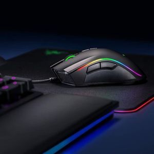 razer mamba elite wired gaming mouse 16000 DPI optical sensor chroma RGB